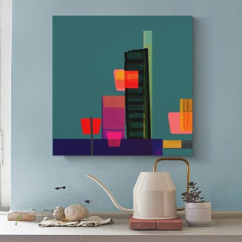 Toile abstraite médiévale, le cadeau déco idéal de 40 cm