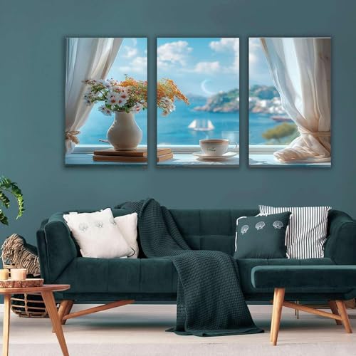 Tableaux Muraux Mer et Plage Déco Chambre Sunset SHYAMIC 60x80cm - 4