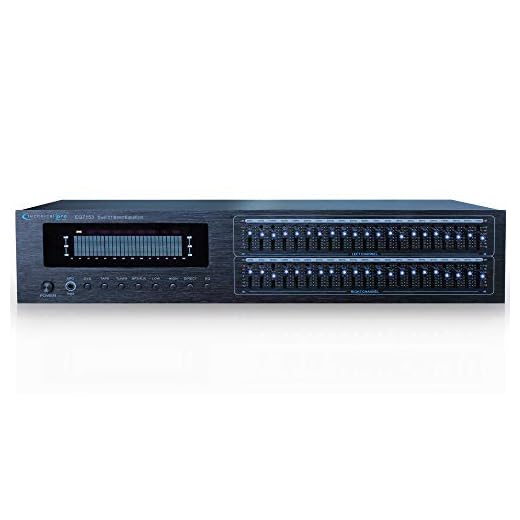 Technical Pro Dual 21 Band Professional Stereo Equalizer with Individual LED Indicators