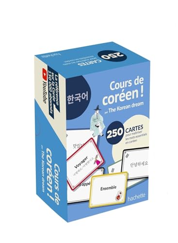 livre Cours de coréen ! La boîte Hangeul: 250 cartes pour maîtriser les mots essentiels en coréen