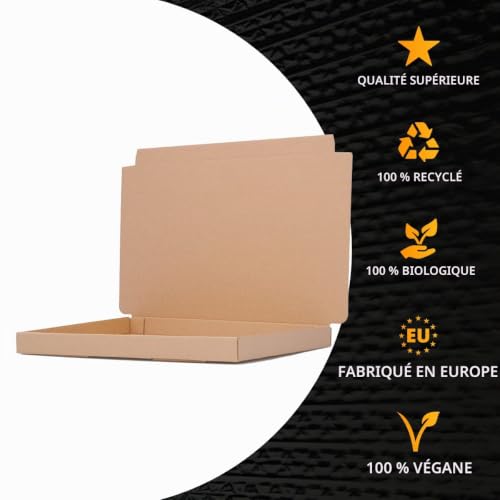 Carton à lettres pour expédition internationale e-commerce de documents A4 et petits objets