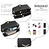 Miss Lulu Damen Clutch Elegante Umschlag Abendtasche mit Kette Hochwertige Handtasche für Hochzeit Party und Abschlussball #4
