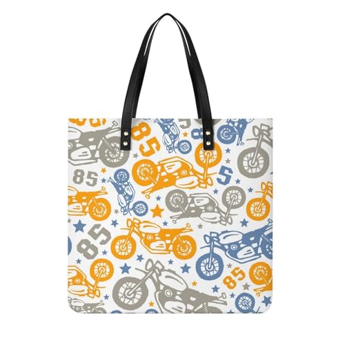 Tote bag grand format pour femme - Sac à main grand cabas de voyage 39x39