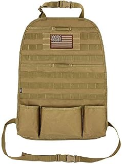 WYNEX Car Seat Back Organizer, Tactical Molle Vehicle Panel Universal Fit Car Backseat