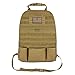 WYNEX Car Seat Back Organizer, 2019 Tactical Molle Vehicle Panel Universal Fit Car Backseat Cover Protector with 3 Storage Pouch (Khaki (New))