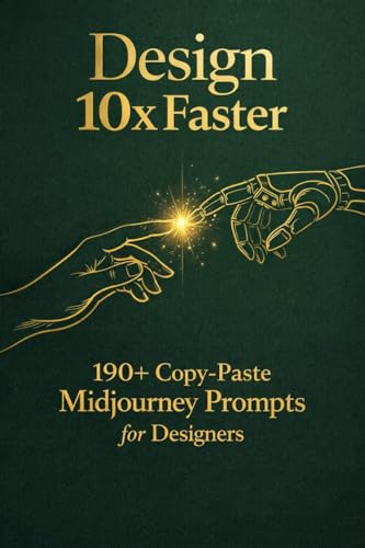 Design 10x Faster: 190+ Copy-Paste Midjourney Prompts for Designers