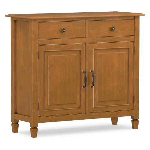 SIMPLIHOME Connaught 40 inch Solid Wood Cabinet