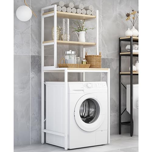 Étagère de rangement à linge à 3 niveaux gain de place buanderie