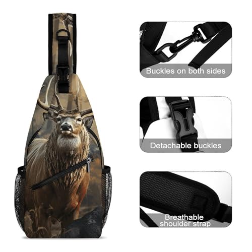 Bolso Sling para Caza con Bandolera 38x20 cm miniatura 3
