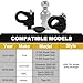 60692, Puck System Gooseneck Hitch Ball Kit, Compatible with 2013-2026 Ford F250 F350 F450, 2016-2026 Chevrolet Silverado, GMC Sierra & Nissan Titan XD, 38000 lbs GTW/ 9500 lbs VTW, 2-5/16 Inch Ball