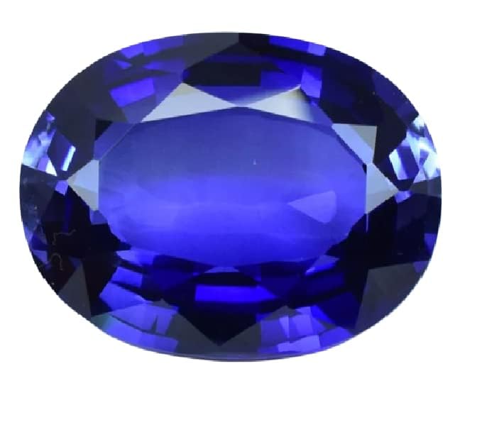Pierre de saphir bleu naturel de Ceylan 8,50 carats pour bague et bijoux