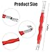 GDMQWSP Automotive Electrical Connector Separator,Terminal Release Remover Tool 13120,Dual End Wiring Harness Disconnect Tool for Most Cars Trucks(Red