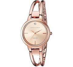 Amazon.com: Anne Klein Women's Genuine Diamond Dial Bangle