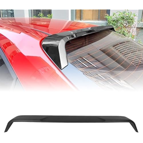 Rear Roof Spoiler for 20-26 Toyota Corolla Sedan, IKON Style, Matte Black