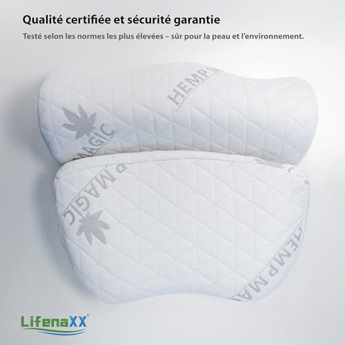 Oreiller de cou en chanvre idéal pour des nuits réparatrices - 8