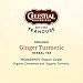 Celestial Seasonings Organic Herbal Tea, Ginger & Turmeric, Caffeine Free, 20 Tea Bags (Pack of 6)
