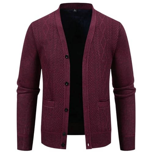 Cárdigan de punto para hombre chaqueta casual de moda estilo coreano suelto
