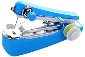 1Pc Blue Handheld Sewing Machine &mdash; Handheld Quick Handy Stitch Mini Sewer...