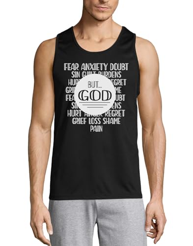 Camiseta sin mangas Fear But God negra para looks urbanos de verano