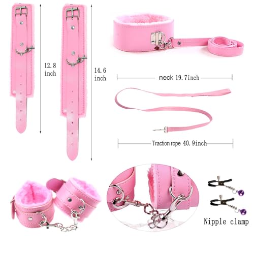 29 Piece BDSM Bondage Restraints Kit Sex Toys Set for Couples - Image 2