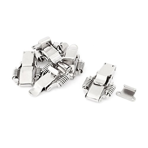 Aexit 5 Sets Door Hardware & Locks 8cm Long Compression Stainless Steel Catches Latches & Bolts Toggle Latch