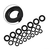 Rubber Washers Set for Tap, Bath, Sink, Basin & Shower Hose – 21-Piece Plumbing Repair Kit with 3/8", /2", and 3/4" Assorted Sealing Washers for Dripping