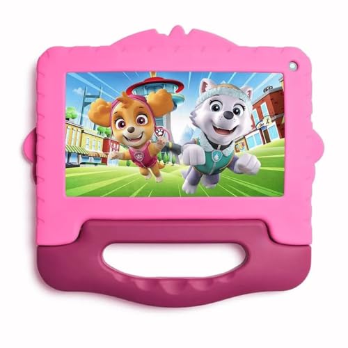 Tablet Patrulha Canina Skye com Controle Parental 4GB RAM + 64GB + Tela 7 pol + Case + Wi-fi + Andro