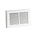Broan-NuTone 128 Wall Heater with Downflow Louvers, Supplemental Heater for Bathroom and Home, White Grille, 240 VAC, 2000/1000 Watt