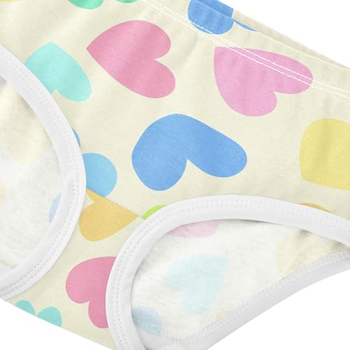 Heart Yellow Toddler Girls's Underwear 2T 23028764