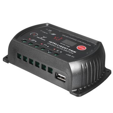 3NH 12/24V 10A Auto Solar Panel Battery Regulator Charger Controller Led Usb 5V