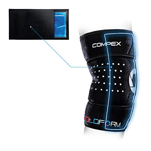 Compex - manga compresiva universal con paquete de calor y frío integrado para aliviar el dolor
