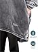 Bare Home Microplush Wearable Blanket with Side Pockets - Soft and Plush - Warm and Cozy - Adult & Kid Sizes (Adult, Forged Iron Grey)
