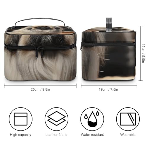 Foldable Travel Luggage Bag for Men And Women, Dry And Wet Separation Portable Travel Luggage Bag, Pekingese Dog Printed Waterproof Sports Luggage Bag, Fitness Bag2