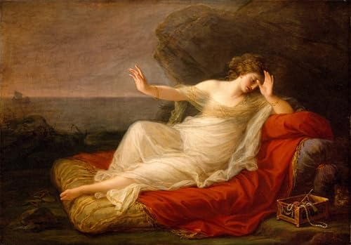 Art Peintures Ariane abandonnée par Angelica Kauffmann Tableaux Modernes Décoration 60x90
