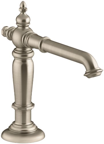 Kohler K-72760-Bv Artifacts Bathroom Sink Spout With Column Design, Less Handles, Vibrant Brushed Bronze #TOP25