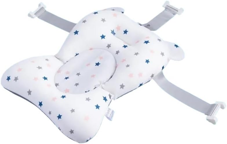 Miniatura 3 de Almohada de baño Asiento De Baño Para Bebé, Alfombrilla De Apoyo Plegable Para Bañera De Bebé, Almohadilla Y Silla Para Bañera De Recién Nacido, Rosa