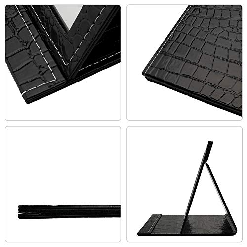 Oneuo Desktop Mirror, Portable Folding Vanity Mirror, Tabletop Mirror With Stand For Cosmetics Personal Beauty, Makeup Mirror #TOP5