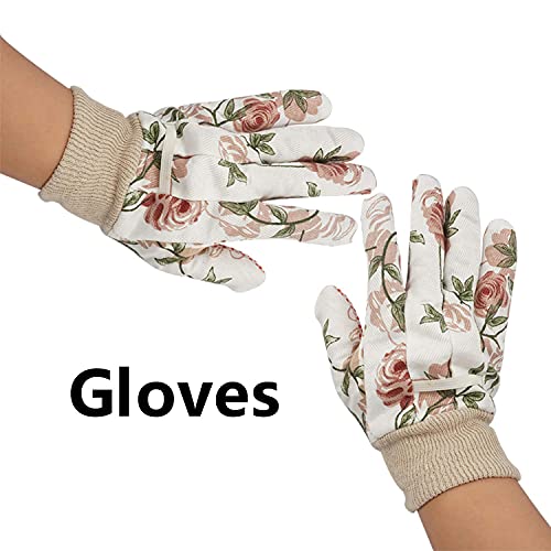 Yopay 6 Pairs Gardening Gloves for Women, Soft Jersey Garden Glove, Rubbuer Dots Cotton Working Gloves for Men, Planting, Seeding, Fishing, Restoration Work, 3 Colors - Thumbnail 7