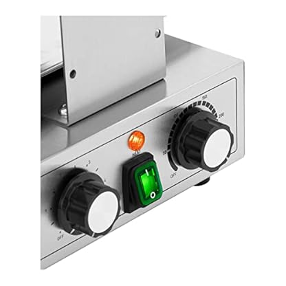 Royal Catering RCWM-2800-B Bubble Waffeleisen 2 x 1400 W 50-250 °C Timer: 0-5 min Waffeleisen Waffelmaschine Waffelautomat – Bild 3