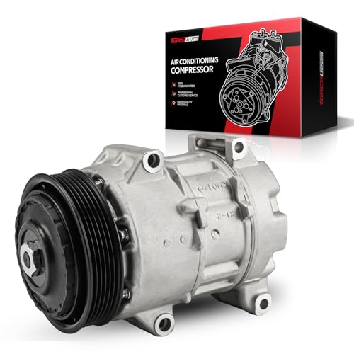 Torchbeam AC Compressor with Clutch Compatible with Toyota Sienna 2011-2012 2.7L, RAV4 2009-2012 2.5L, Camry 2012-2017 2.5L, OE: 0610296, 158367 Air Conditioner AC Compressor