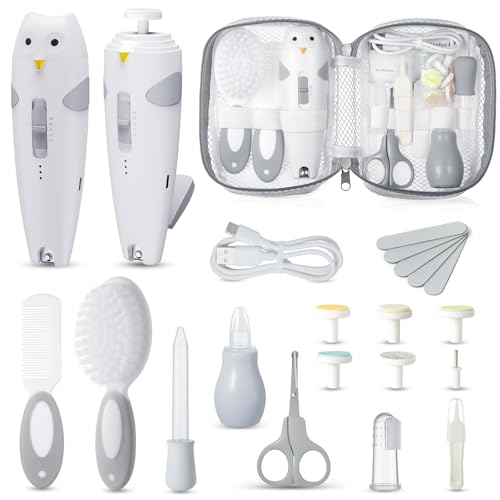 Lictin Baby Grooming Kit, 25 in 1 Baby Electric Nail Trimmer Set