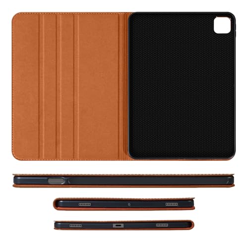 Étui iPad mini 7ème génération cuir véritable housse tablette kaki - 5