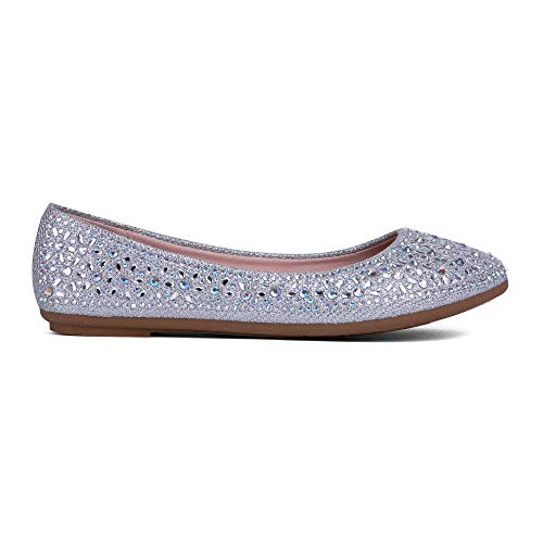 Girl's Round Toe Ballet Dress Shoes Flats (Toddler/Little Girl/Big Girl)3