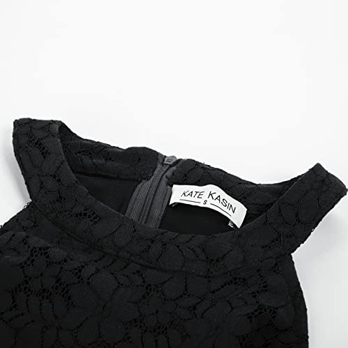 image for Kate Kasin Wedding Guest Dresses for Women Halter Sleeveless Short Por