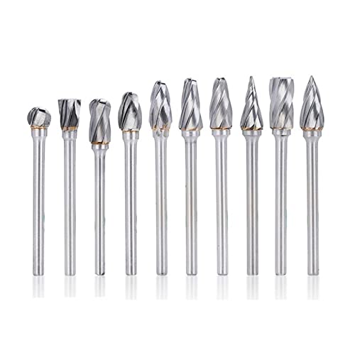 Fraise rotative carbure 6mm pour lisser les soudures et sculpter le bois