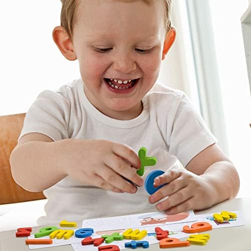 Toddlers Preschool Learning Toys for Girls Boys Age 3 4, Kid Alphabet Spell Educational Game Toy for 3-4 Year Old Girl Boy Baby Birthday Gift Kindergarten Sight Word Letter Puzzle Toys for Girl Boy 6 41GCeLK4mtL. AC