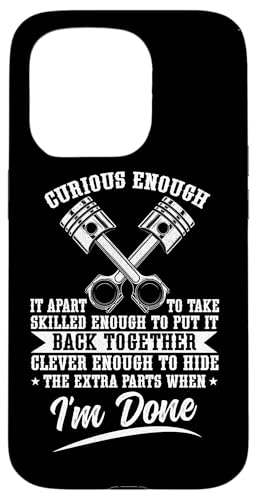 Garage Mechanic Auto Car Guy Technician Vehicle Repair Case for iPhone 15 Pro