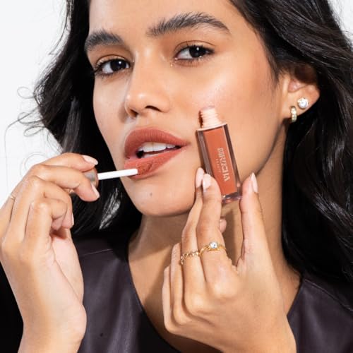 Image of Brownie Everyday Lip Formula, Velvet Finish Lip Color, Lightweight Smooth Texture, Rich Brown Nude Shade | 5ml