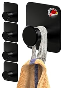 4Smile Haken ohne Bohren S5W Handtuchhalter 5 Stück