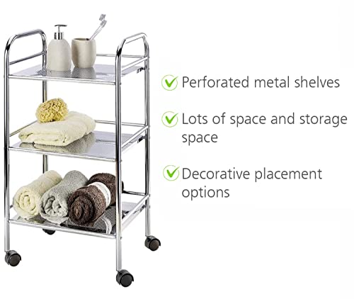 WENKO-Carrito-con-ruedas-cromo-carro-de-bano-Acero-41-x-75-x-32-cm-Cromo